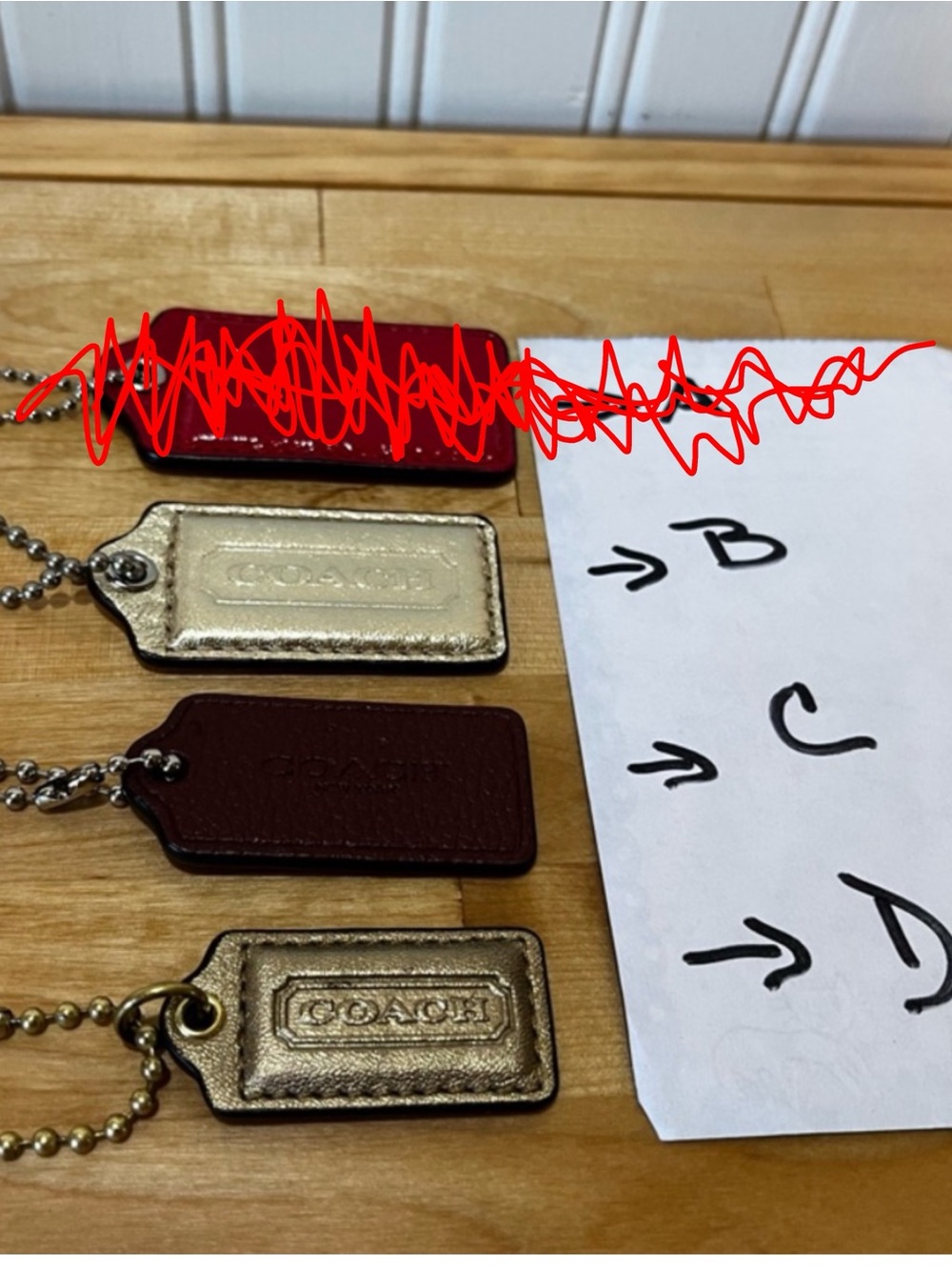 Coach Hang tags(price is for 1!!!)